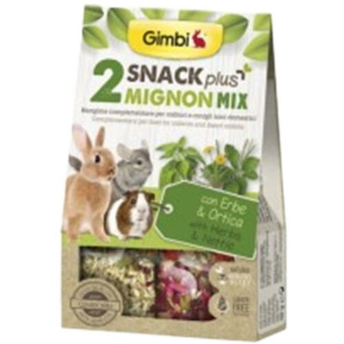 Gimborn gimbi snack plus mignon mix 2 - poslastica za glodare 50g Slike