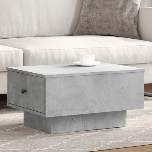 vidaXL Klubska mizica betonsko siva 60x45x31 cm inženirski les Cene