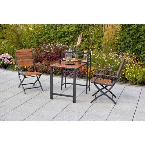 Gardenson set za balkon santorin, 3-Delno, aluminij, masivno Slike
