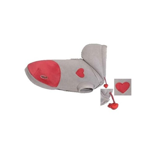 Camon fragola duks za pse, sivo-ciklama, 36 cm Slike