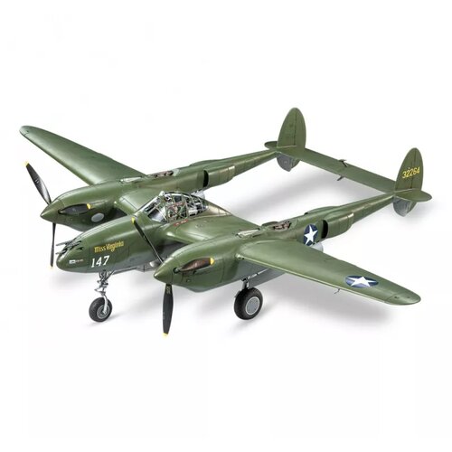 Tamiya model kit aircraft - 1:48 us lockheed P-38 f/g lightning Cene