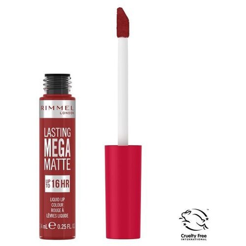 Rimmel London Lasting Mega Matte Liquid Lip Colour dolgoobstojna mat tekoča šminka 7.4 ml Odtenek fire starter Cene