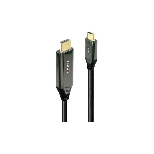 Lindy USB-C® adapterski kabel USB-C® utikač, HDMI A utikač 1.00 m crna 43367 HDMI kabel Cijene