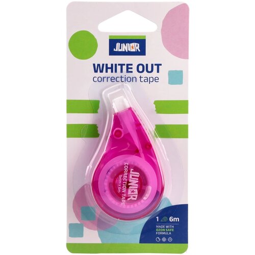 Junior White out, korektor traka, 6m Roze Cene