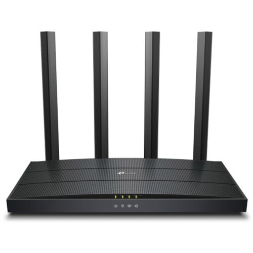 Tp-link Router AX1500 Wi-Fi 6; 5 GHz: 1201 Mbps (802.11ax)2.4 GHz: 300 Mbps (802.11n); 1&amp;times; Gigabit WAN Port + 3&amp;times; Gigabit LAN Ports; WPS/Reset Button; Four Ext. Antennas; Ext. Power Supply: 12V/1A; OFDMA and MU-MIMO technology Slike