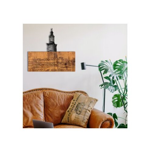 WALLXPERT dekorativni drveni zidni pribor alexandria lighthouse Cene