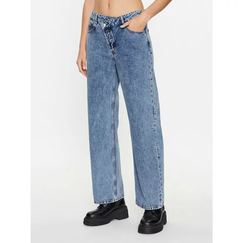 Hugo Jeans hlače 50501503 Modra Relaxed Fit