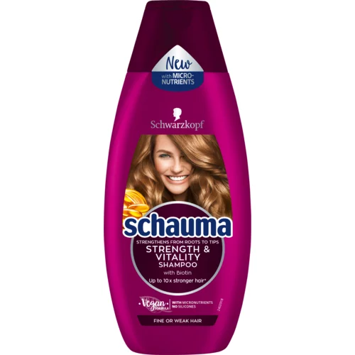 Schauma Strength & Vitality Shampoo šampon za krepitev in vitalnost za ženske