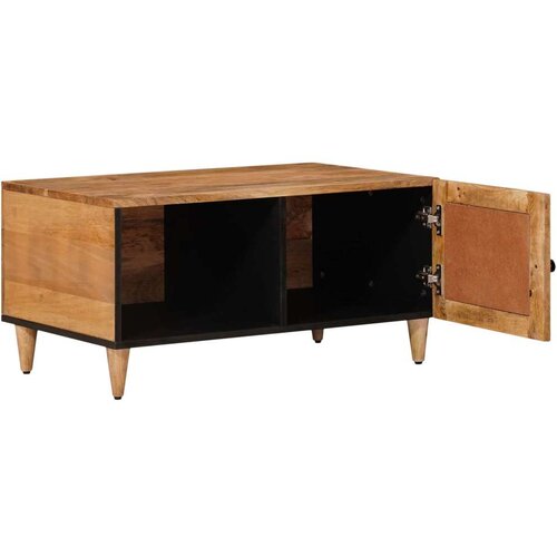  Stolić za kavu Prirodna 80 x 50 x 40 cm Čvrsto drvo manga - Prirodna Slike