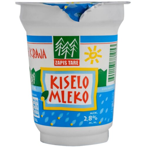 Zapis Tare Kiselo mleko 2,8%mm 180g Cene
