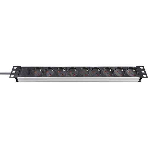  Breenstuhl 1390007009 power extension 2 m 9 AC outlet(s) Aluminium, Black Slike