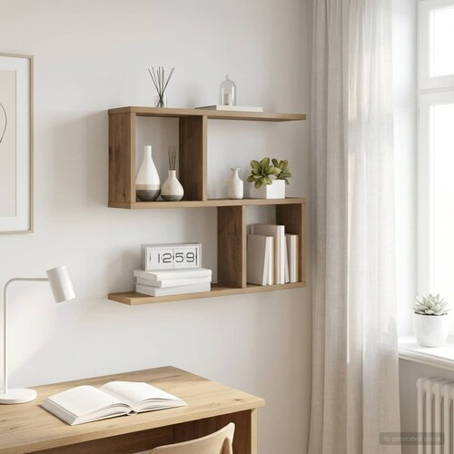  Polica na zidu 60 x 12 x 50,5 cm Konstruirano drvo Cijene