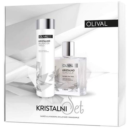 OLIVAL Crystal darilni set (za prehrano in hidracijo) Cene
