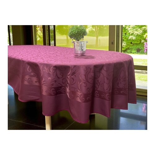  Stolnjak Ovalnog oblika 160x220cm Bordo cube ( VLK0001360-bordocube ) Slike