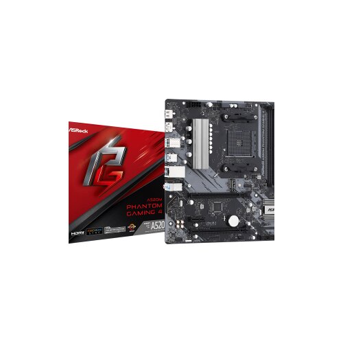 AsRock A520M PHANTOM GAMING 4AMD A520;AM4;4xDDR4;RAIDHDMI,DP;micro ATX Slike
