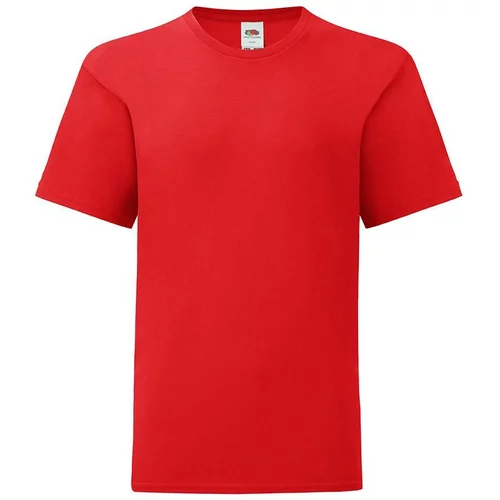 Fruit Of The Loom Red children's t-shirt in combed cotton