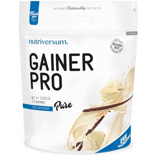 NUTRIVERSUM gainer pro 40% 1kg Cene