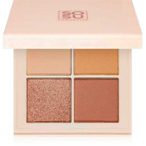 SOSU Cosmetics Eyeshadow Quad paleta senčil za oči odtenek Nude 4.8 g Cene
