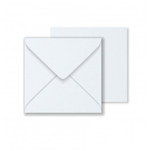  Kuverta 15,5 x 15,5 cm, bela - 1/1 Slike