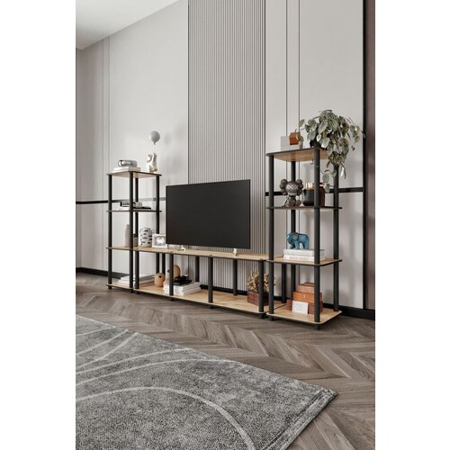 Hanah home TV Komoda Grand, 188x106x34 cm, Hrast Cene
