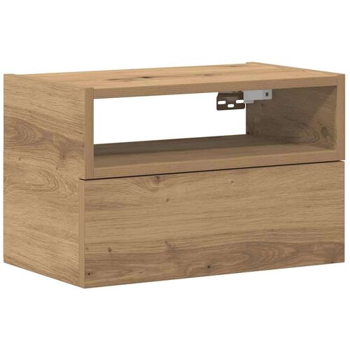 vidaXL Stenska nočna omarica artisan hrast 45x26x28,5 cm Cene