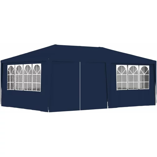  Profesionalni šator za zabave 4 x 6 m plavi 90 g/m²