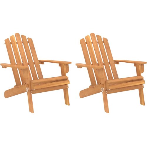Maison Chic Vrtni Stoli - Stol za vrt Adirondack 2 kosa trden akacijev les JS557, (21877741) Cene