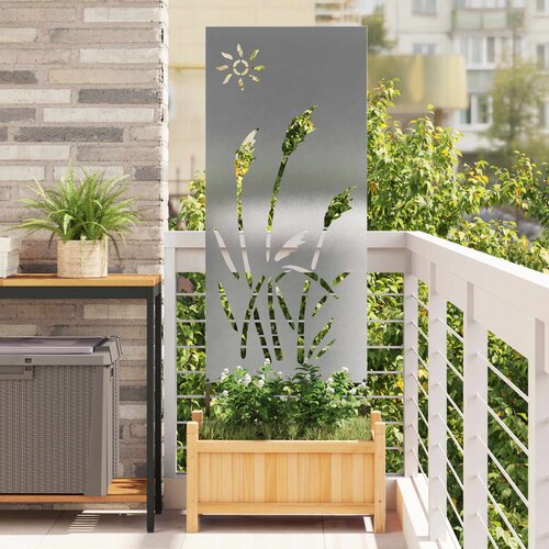  Privatnost u vrtu Srebrno 50 x 140 cm Nehrđajući čelik Slike