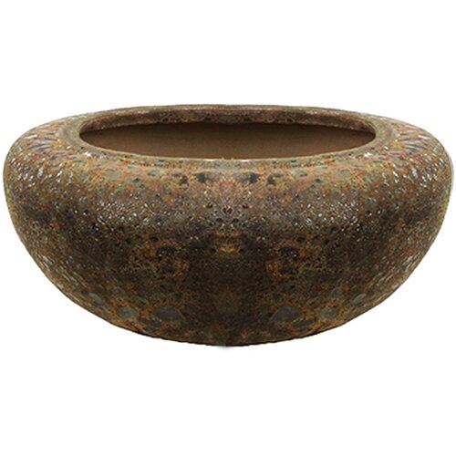 Edelman Saksija plitka Vulcano fi74 cm braon Slike