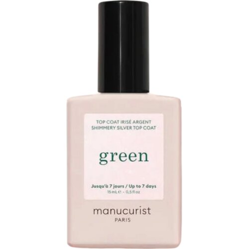 Manucurist Green Shimmery Top Coat - Silver Slike