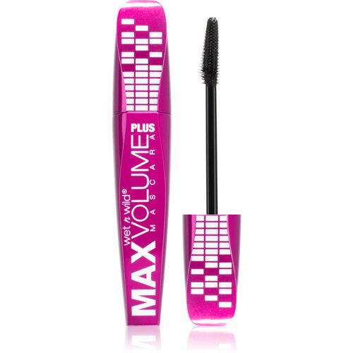 Wet N Wild Max Volume Plus maskara za maksimalni volumen nijansa Black 8 ml Slike