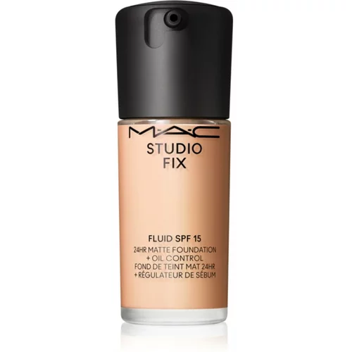 MAC Cosmetics Studio Fix Fluid SPF 15 24HR Matte Foundation + Oil Control matirajoči tekoči puder SPF 15 odtenek NW13 30 ml