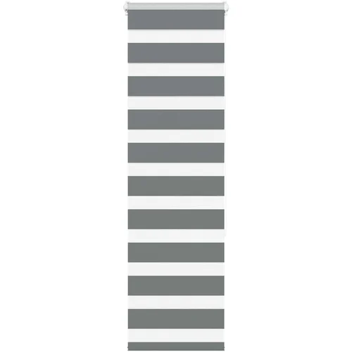 vidaXL Zebra senčilo temno sivo 40x150 cm tkanina širina 35,9 cm vidaXL Zebra senčilo temno sivo 40x150 cm tkanina širina 35,9 cm