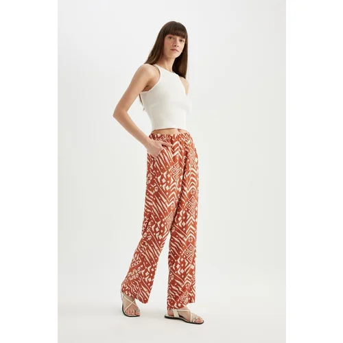 Defacto Regular Fit Patterned Trousers