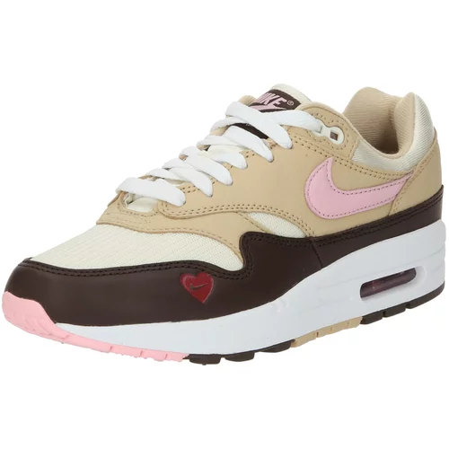 Nike Sportswear Niske tenisice 'AIR MAX 1' bež / boja slonovače / čokolada / roza