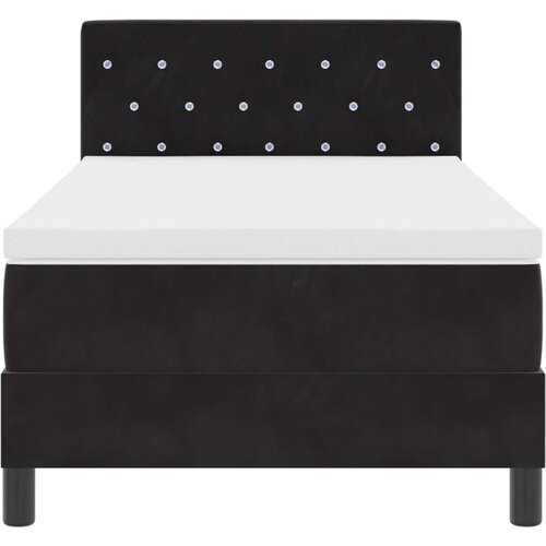 VidaXL Box Spring Krevet s Madracem Crna 100x200 cm Bar&amp;scaron;un Slike
