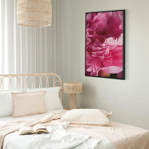  Slika - Blossom of Beauty (1-part) - Pink Peony Flower Embraced by Nature 40x60 Slike