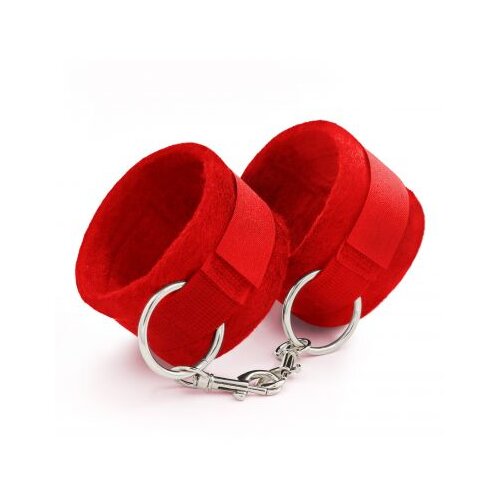 Crushious Lisice za zapešća - Tough Love, s lancem od 40 cm , crvene Cijene