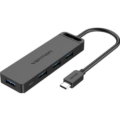 Vention Type-C to 4-Port USB 3.0 Hub, Black 0,15m Cene