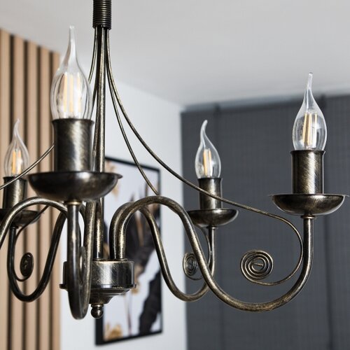  Luster na lancu DONATO 5xE14/40W/230V Slike