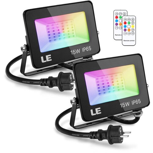  2x Zunanji LED reflektor RGB z daljincem 15W IP65 Cene