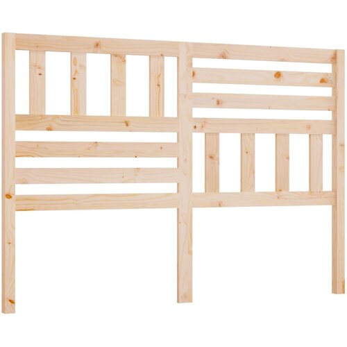  Uzglavlje za krevet 166 x 4 x 100 cm od masivne borovine Slike