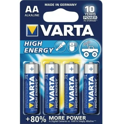 Baterija VARTA HIGH ENERGY LR06 AA 1.5V 4/1