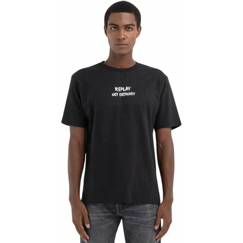Replay muška majica sa natpisima  RM6803 {2660}098 Cene