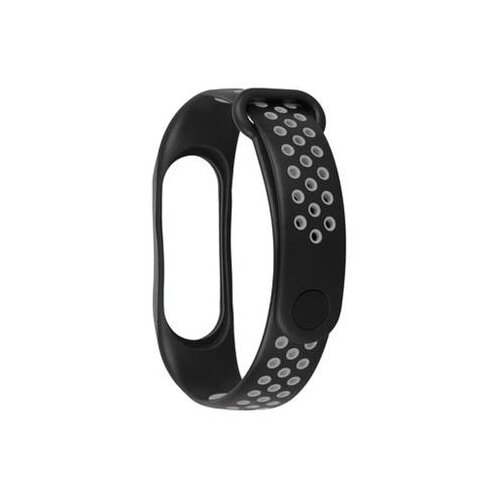  Pa&amp;scaron;ček za uro xiaomi mi band 3 ali 4 - črno siv Slike