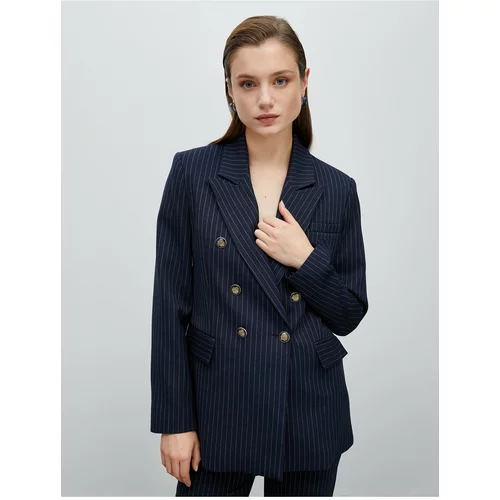 Koton Blazer Jacket Double Breasted Buttoned with Pockets