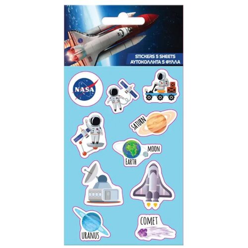 Luna NASA set samoljepljivih naljepnica 8x12cm list 5 kom Cijene