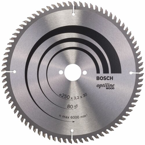 Bosch List kružne testere Optiline Wood 2608640660, 250 x 30 x 3,2 mm, 80 Cene