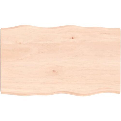 Stolna Mizna plo&amp;scaron;ča 100x60x4cm neobdelana trdna hrastovina naraven rob, (20711453) Slike
