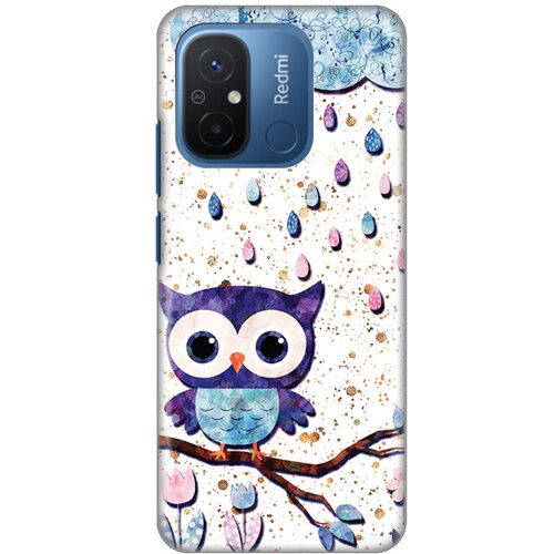 Silikonska maska za Xiaomi Redmi 12C Owl Print Skin šarena Cene